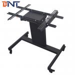 SASO 60 Tv Floor Stand 90 Degree Overturn 50kg Loading Capacity