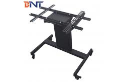 China SASO 60 Tv Floor Stand 90 Degree Overturn 50kg Loading Capacity supplier