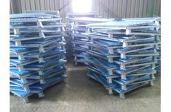 China heavy duty storage containers / mesh pallet wire cage wire mesh container supplier