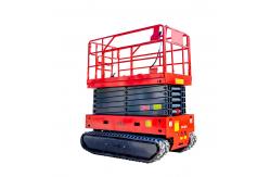 China Mobile Scissor Lift 200kg 320kg 450kg Crawler Electric Lifting Platform supplier