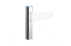 China 100W Plexiglass Optical Swing Turnstile Gate 30person/Min supplier