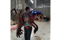 China Handmade Soft Dino Hand Puppet  Adult Age Raptor Hand Puppet supplier