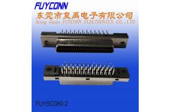 China 50Pin PCB SCSI Connector 180 Degree PCB Mounting MDR Connector supplier
