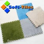 CE certified EVA Long Hair Plush Polyester Area Rugs 30cm*30cm*1cm for sale