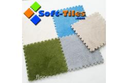 China 12x12inch EVA Plush Cut Pile Carpet  Baby Soft Playmat 1.0cm thickness supplier