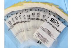 China AI 95KPA Biohazard specimen transportation bag use laboratory supplier