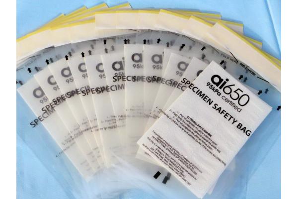 AI 95KPA Biohazard specimen transportation bag use laboratory