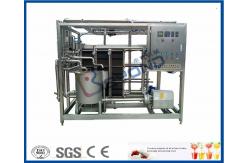 China SUS304 Plate Milk Processing Equipment , PID Control Milk Pasteuriser Machine supplier