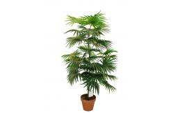 China 105cm Height Artificial Potted Floor Plants Mini Fan Palm Tree supplier