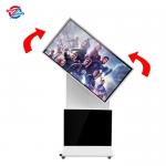 USB Udpate Advertisement Rotating advertising kiosk LCD Player In 43 49 55 2K Resolution for sale