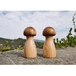 Mushroom Design Salt & Pepper Grinder KRG-033 Model Ceramic Core & Wood Jar for sale