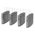 Edifice Entrance Access Control Turnstiles Full Height SS304 Acrylic BLDC Motor for sale