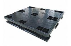 China 4- Way Recycled Stackable Plastic Pallets High Density Polyethylene Material supplier