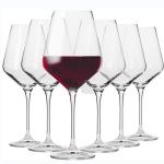 Custom Hand Blown White Wine Glasses Clear Burgundy Wine Glasses for sale