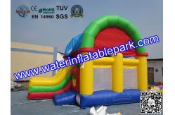 China CE Certificated Inflatable Bouncy Castle , Kids Inflatable Bouncer With Slide supplier
