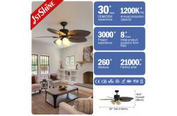 China Fancy Classic Retro Wooden Ceiling Fan 5 Blade Pull Chain Switch supplier