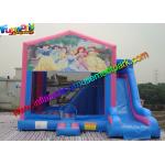 Giant Princess Combo Bouncer Slide PVC Tarpualin , Water - Proof Kids Bounce Combo for sale