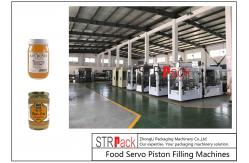 China High Precision Multihead Bottle Filling Line For Honey Sauce Cream Gel Paste supplier