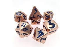 China Practical Plating Sharp Manual Grinding Durable Set Customization Polyhedral Dice Set supplier