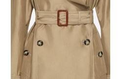 China Plastic Resin 4 Hole Plastic Button For Khaki Double - Breasted Trench Coat supplier