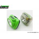 Portable CREE IP68 2.22W 13000lux Miners Cap Lamps for sale