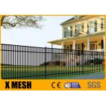 Full Welding 5ft X 8ft Security Metal Fencing Black Powder Coated Industrial Field for sale