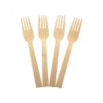 Durable 6.7 Inch Biodegradable Disposable Cutlery Bamboo Eco Friendly for sale