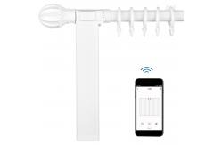 China 6m Length Electric Roman Curtain Track System For Smart Home supplier