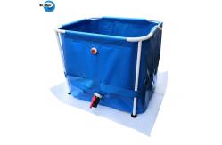 China PVC Canvas Fish Tank Farming Fish Pond Tank for fish prawn supplier