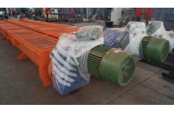 China 7.5KW Horizontal Helical Bevel Geared Auger Screw Feeder supplier