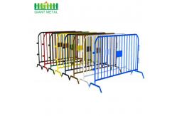 China Traffic Road Safety Interlocking Portable Steel Barricade supplier