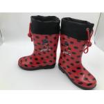 Oxford Waterproof Unisex Print Pvc Rain Boots for sale