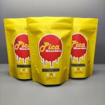 Zipper Top Plastic Stand Up Pouch Custom Mylar Bag With Window for sale