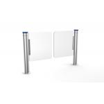 Integrated 127mm Cylindrical Swing Speed Gate Turnstile Compact Rapid Access Door Security Barrier for sale