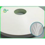 Degradable 28gsm 33mm * 5000m Straw Wrapping Paper For Packing Drinking Straws