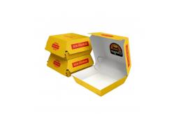 China Custom Hamburger Boxes with Customized Design and Eco-Friendly Kraft Paper supplier
