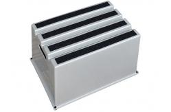 China Lightweight 1 Layer Plastic Step Stool With Anti Slip Tape supplier