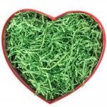 Dark Green Width 4mm Color Shredded Paper Tissue Kraft Filler for sale