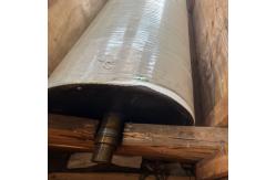 China Synthetic Rubber Coated Rollers Long Life Span 13000mm For Copper Foil Industry supplier