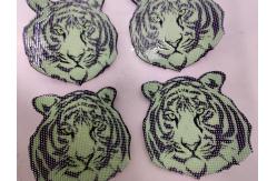 China Eco - Friendly Iron On Garment Heat Seal Rubber Patches supplier