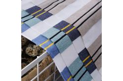 China Elastic Striped Material Fabric Comfortable Combing Lycra Texture 170gsm supplier
