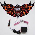 factory price light up el car sticker for sale