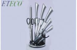 China High Grade 8 PCS 3Cr13Mov Stainless steel Hollow Handle Kitchen Knife Set supplier