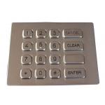 2mm long stroke metal stainless steel vending machine keypad for gas stations for sale