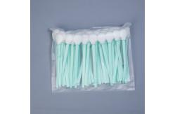 China TX708 Foam Tipped Swabs Circular Sponge , OEM Head Sterile Cotton Swab supplier