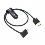 8K HDMI 2.1 Cable High Speed Thin Straight HDMI To Up Angle HDMI For Atomos Ninja V Monitor/Z CAM E2/Sony FS5/FS7 for sale