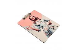 China Double Sided Printing A4 6mm Sublimation Blanks MDF Wooden Clipboard supplier