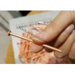 3mm Copper Plated Steel Stud Welding Insulation Pins With Self Locking Dome Caps
