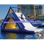 Aqua Park Big Inflatable Aqua Water Slides For Adults , Slip n Slide Inflatables for sale