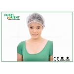 Customized Disposable Head Cap /  Female Surgical Caps For Beauty / Food Industry for sale